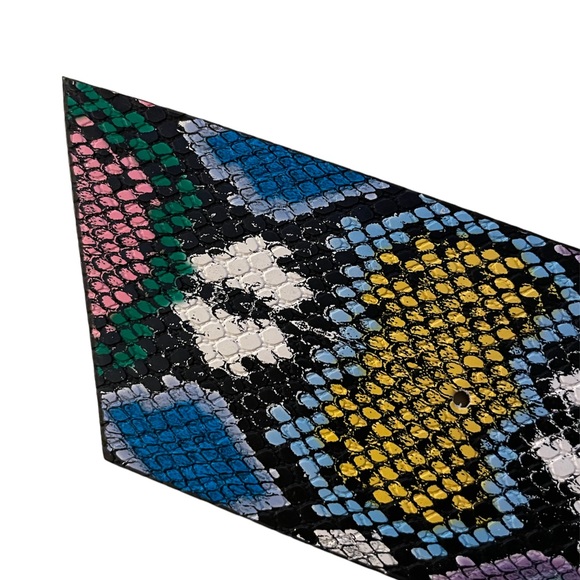 Wide snake print belt - Picture 4 of 6